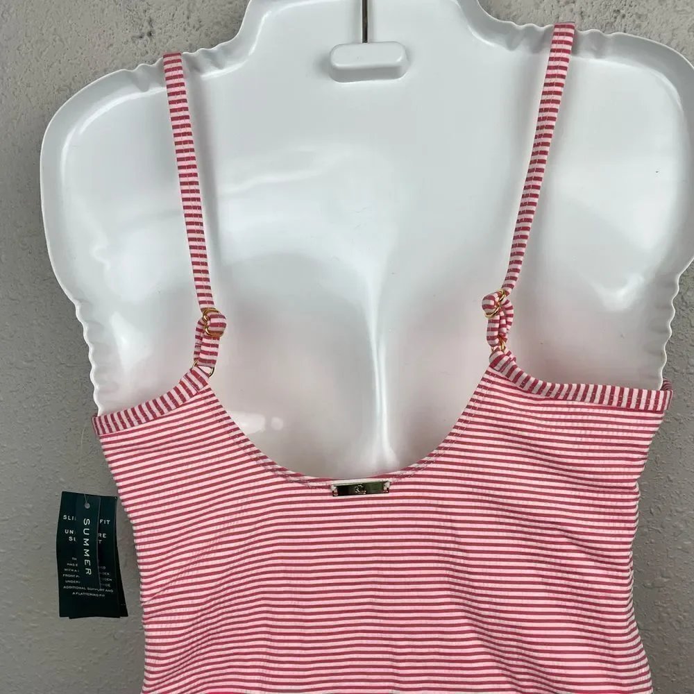 NWT Lauren Ralph Lauren Two-Piece Swim Suit Size 8 - Picture 5 of 7